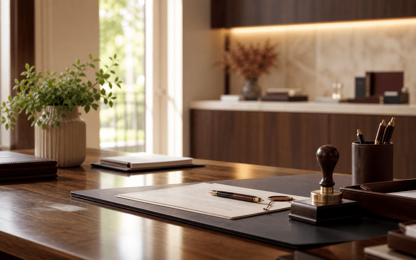 Ambiente de atendimento notarial